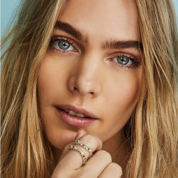 Kendra Scott Multicolor Beck Wrap Band Ring Sz 6 - Picture 5 of 6